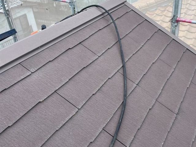 三木市の塗装前の屋根の状態